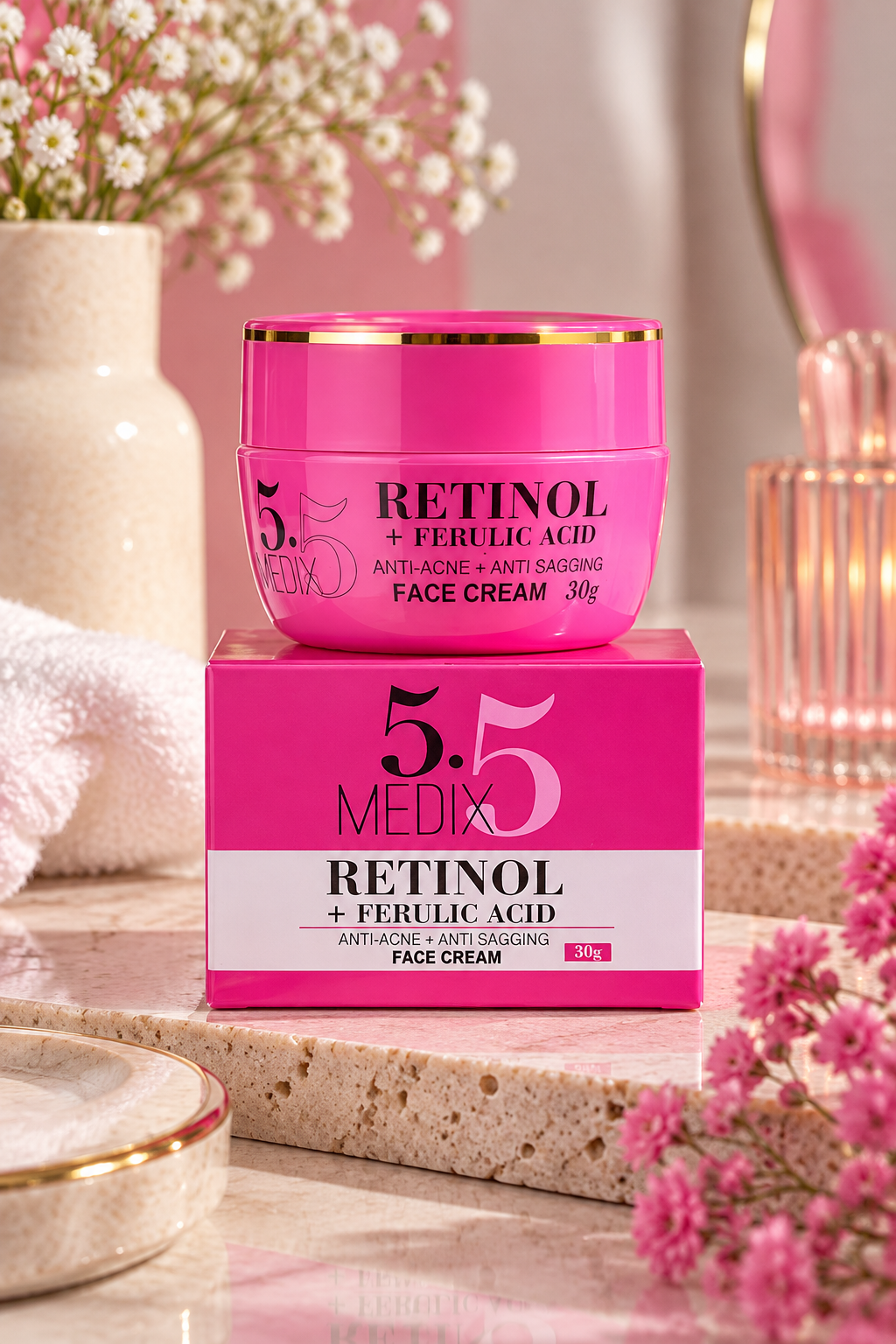 CRÈME ROSE RÉTINOL – MEDIX 5.5