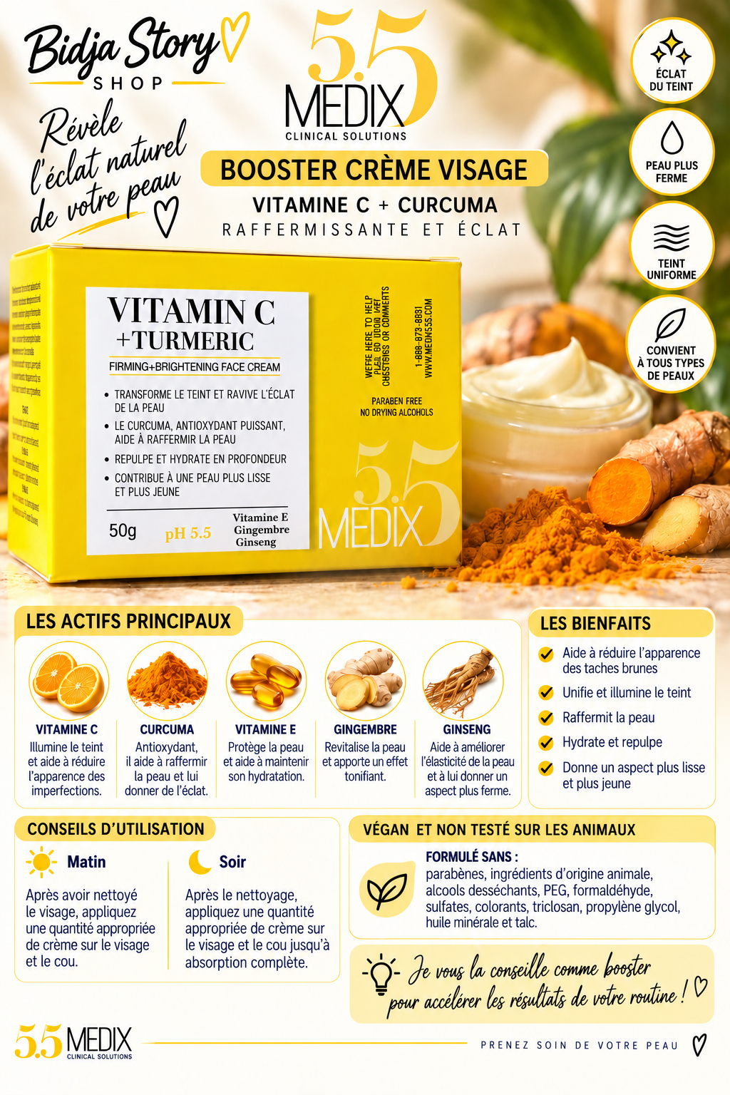 CRÈME BOOSTER ÉCLAT– MEDIX 5.5